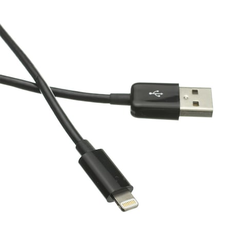 Cable Wholesale 1 ft. Mini USB 2.0 Cable, Type A Male to 5 Pin Mini-B Male - Black 10UM-02101BK
